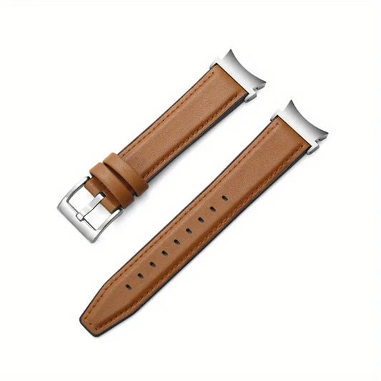 Correa para Galaxy Watch 7/6/4 (40mm y 44mm) y Watch 7 FE — PU Cuero y Silicona